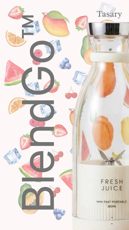 BlendGo™ Portable Mini Blender (350ml)